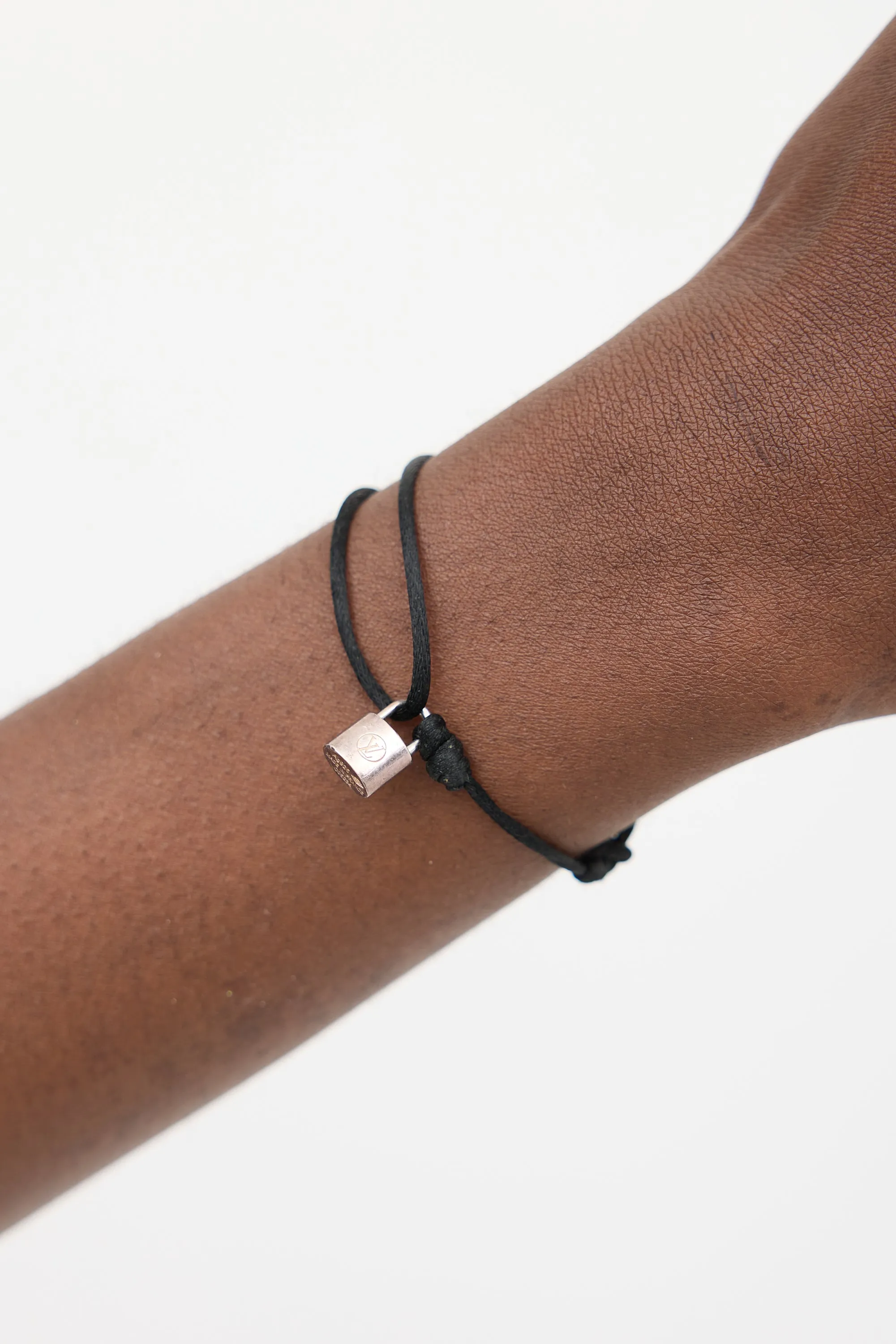 Black & Silver Lockit Braided Bracelet