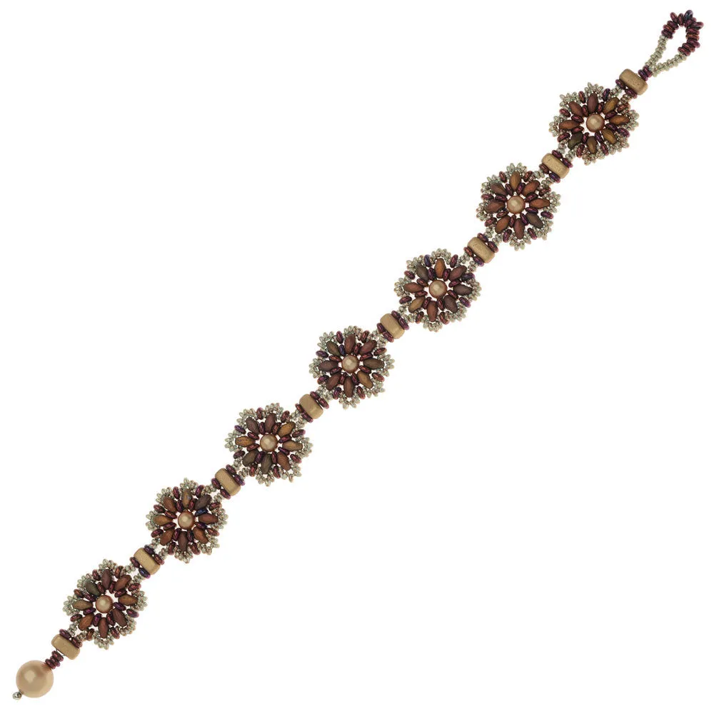 Floraline Necklace, Earring and Bracelet Set in Rustic