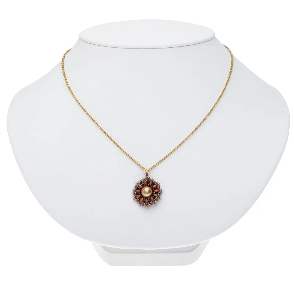 Floraline Necklace, Earring and Bracelet Set in Rustic