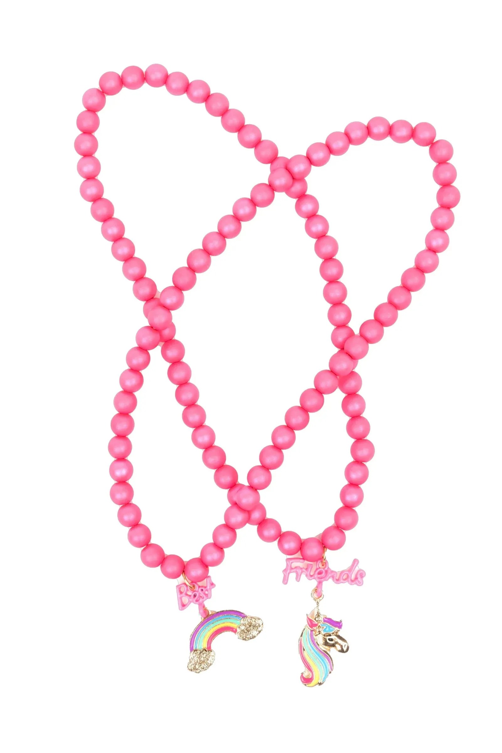 Great Pretenders - Best Friends Rainbow Unicorn Necklace Set