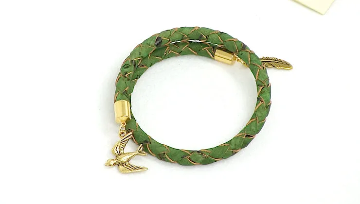 How to Make the Braided Cork Wrap Bracelet - An Exclusive Kit by Beadaholique