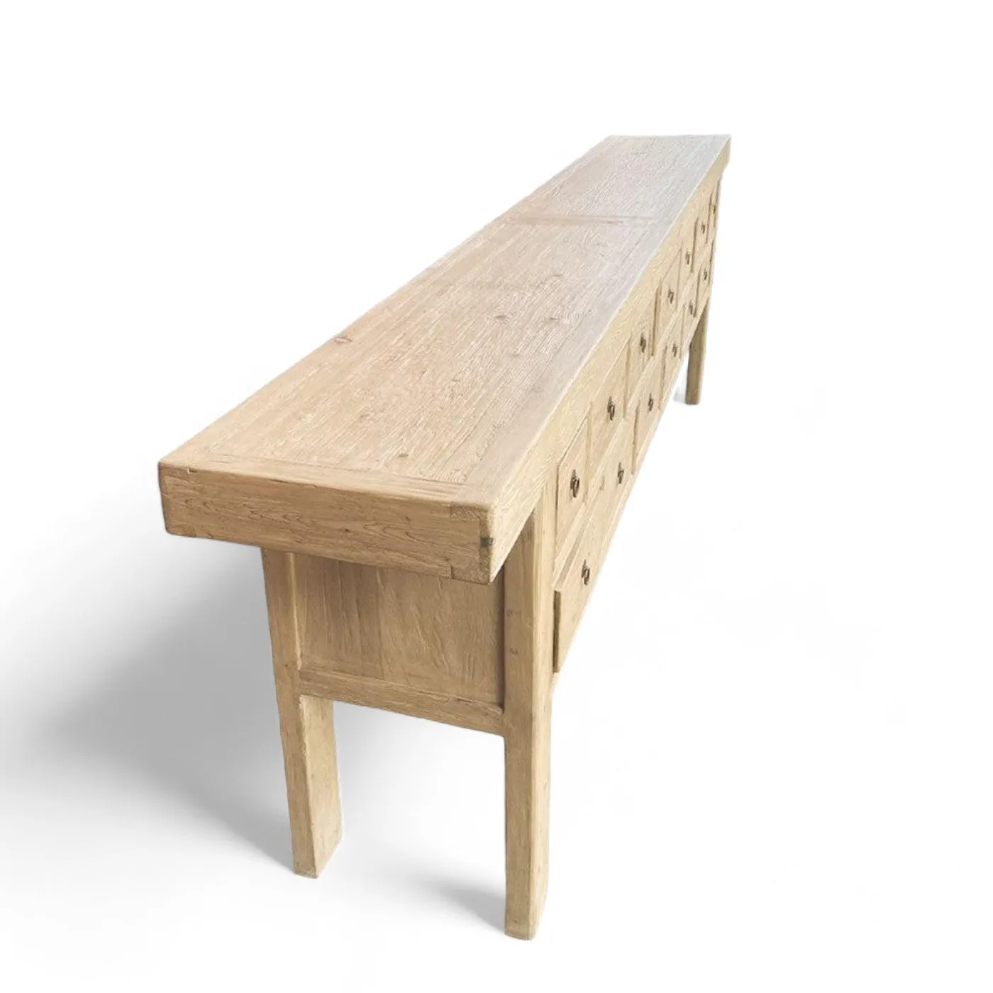 Mira 13 Drawer Rustic Elm Sideboard