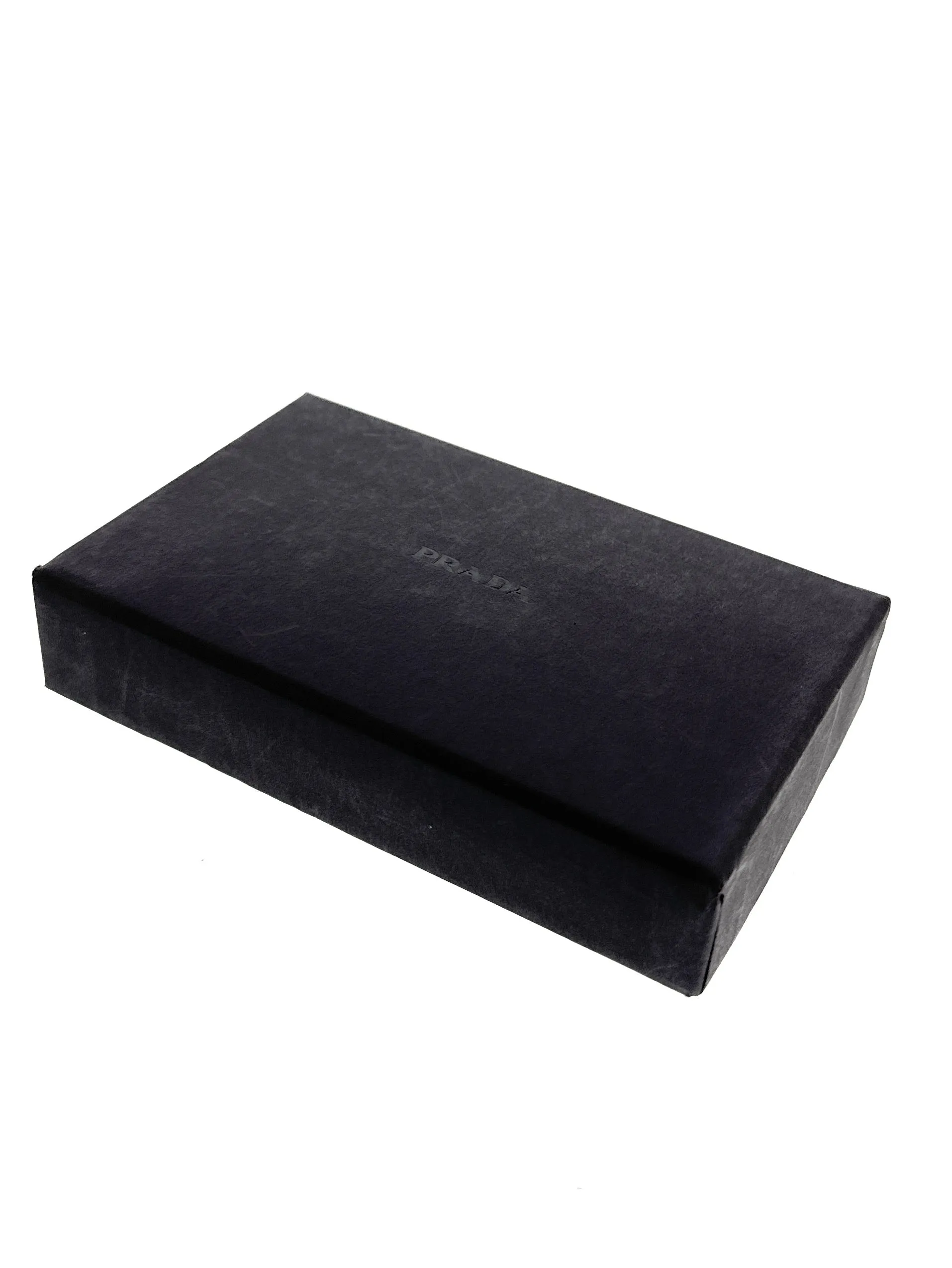 Prada Black Braided Velcro Bracelet