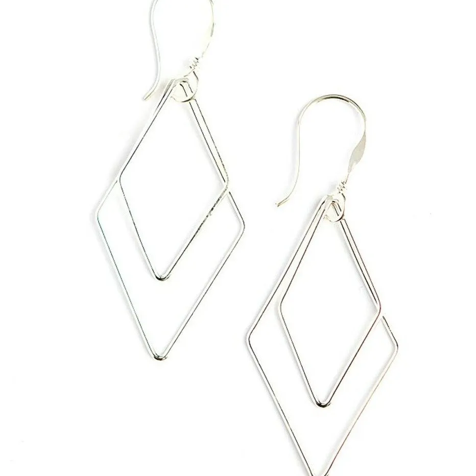 Rhombus Dangle Earring