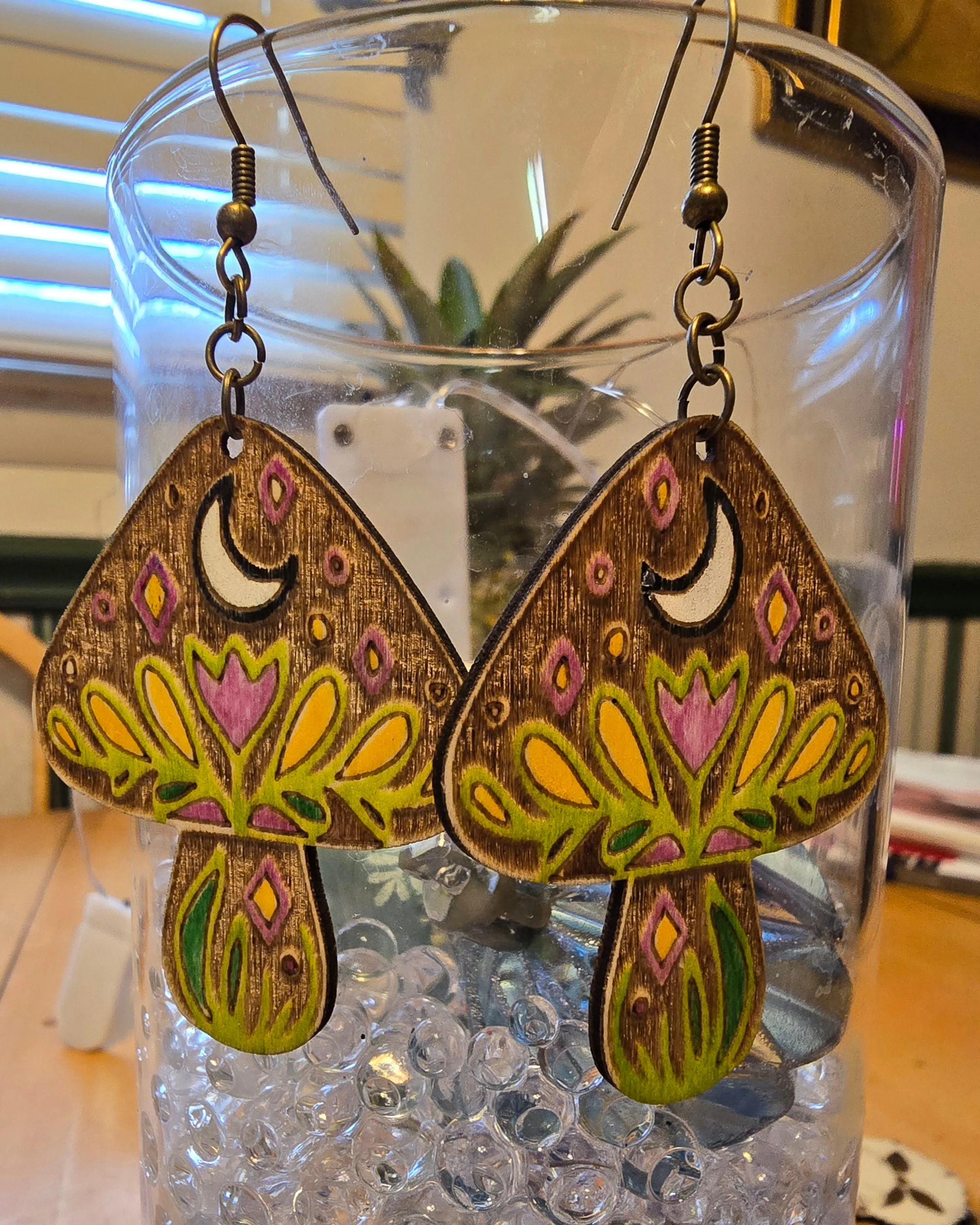 Rustic Magic Wooden Earrings
