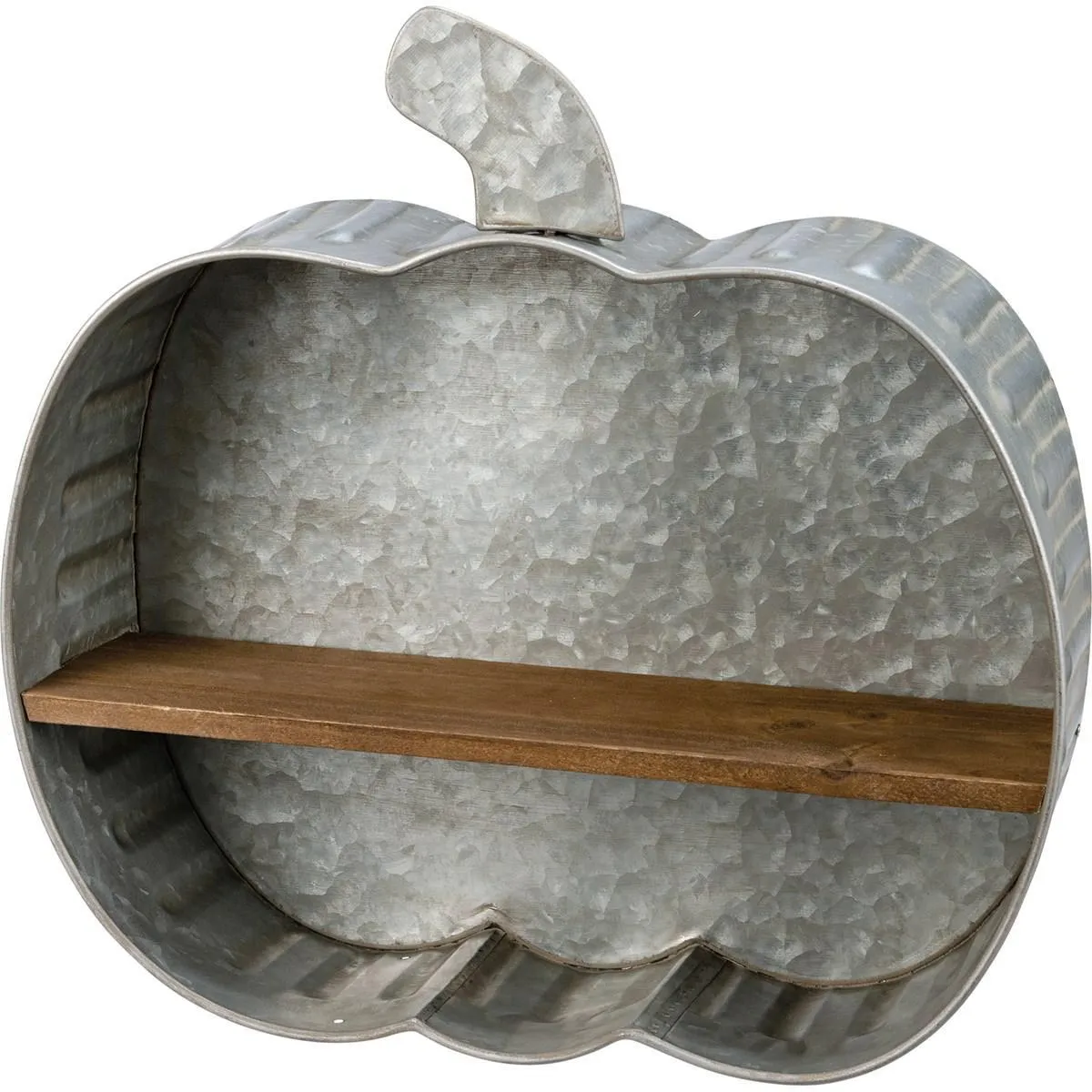 RUSTIC PUMPKIN SHELF
