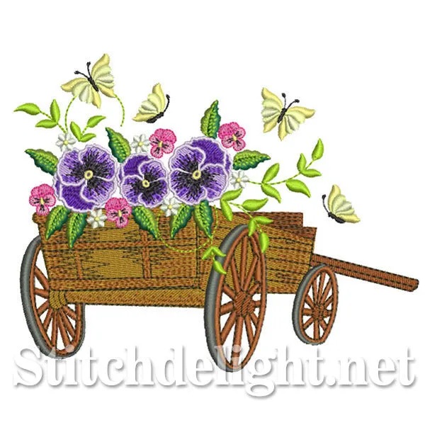 SDS0666 Pansy Wagon