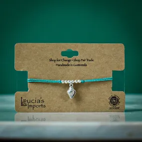 Shell String Charm Bracelet