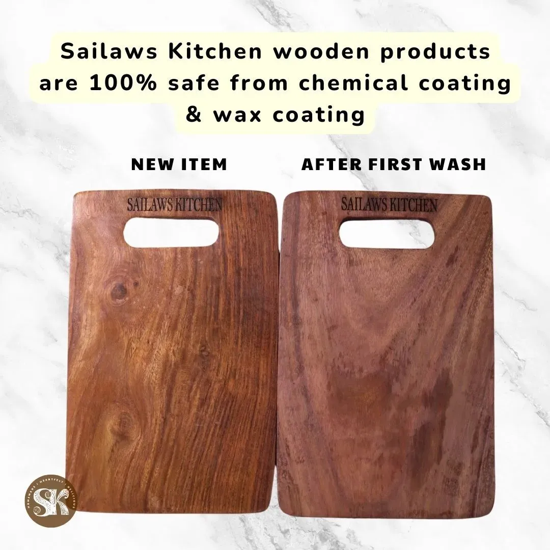 Small Wooden Bowl | Sheesham Wood | 4 Inch | Wax-Free | Chemical Coating Free