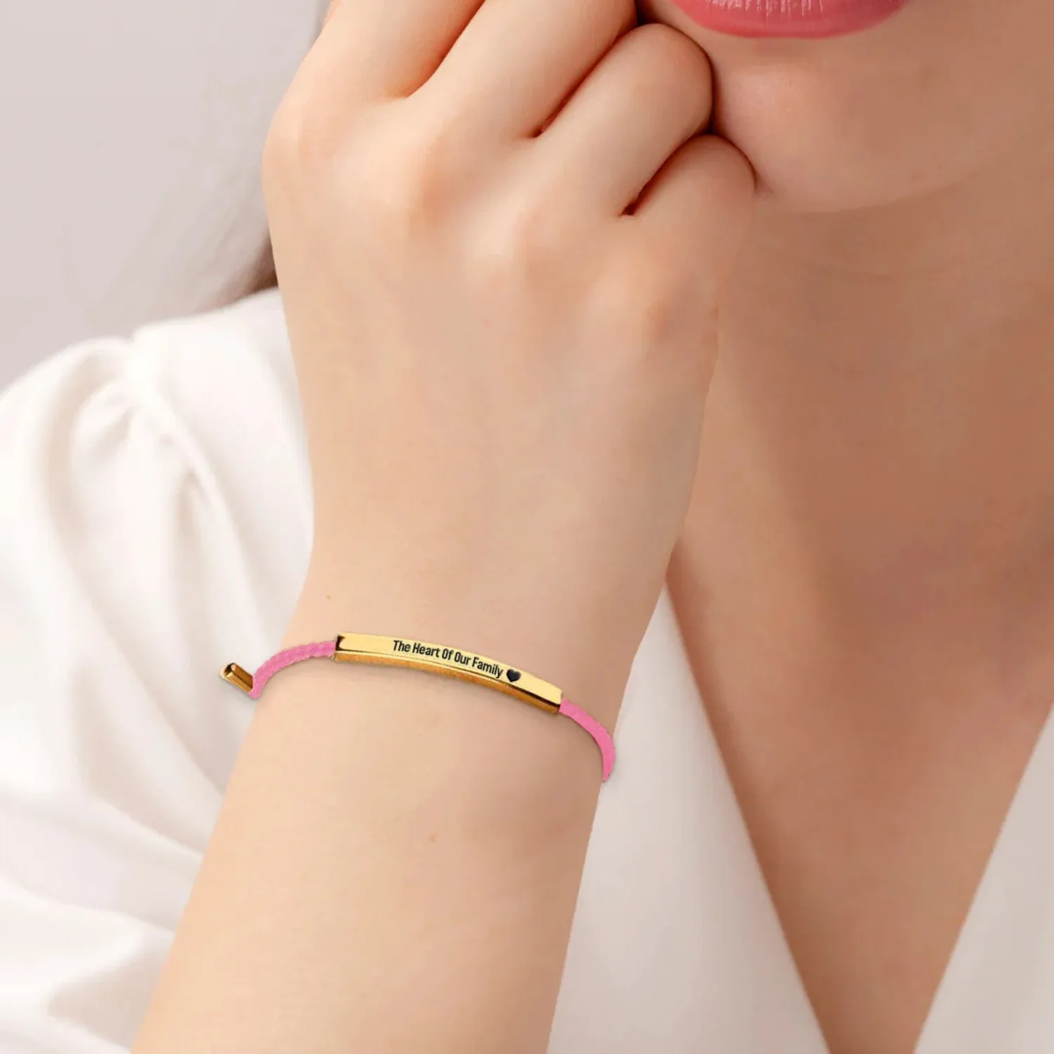 The Heart Of Our Family ♥ Tube Bracelet
