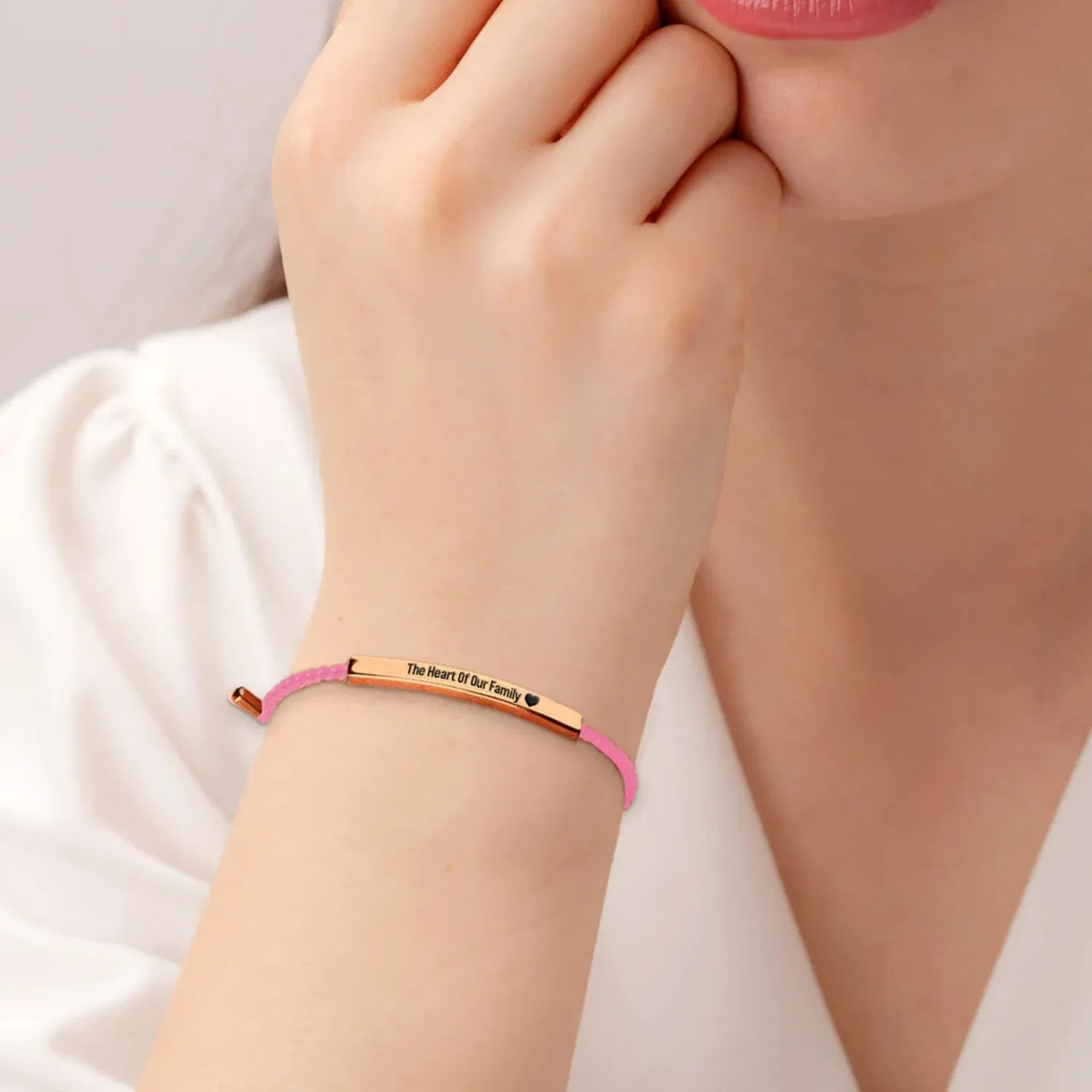 The Heart Of Our Family ♥ Tube Bracelet