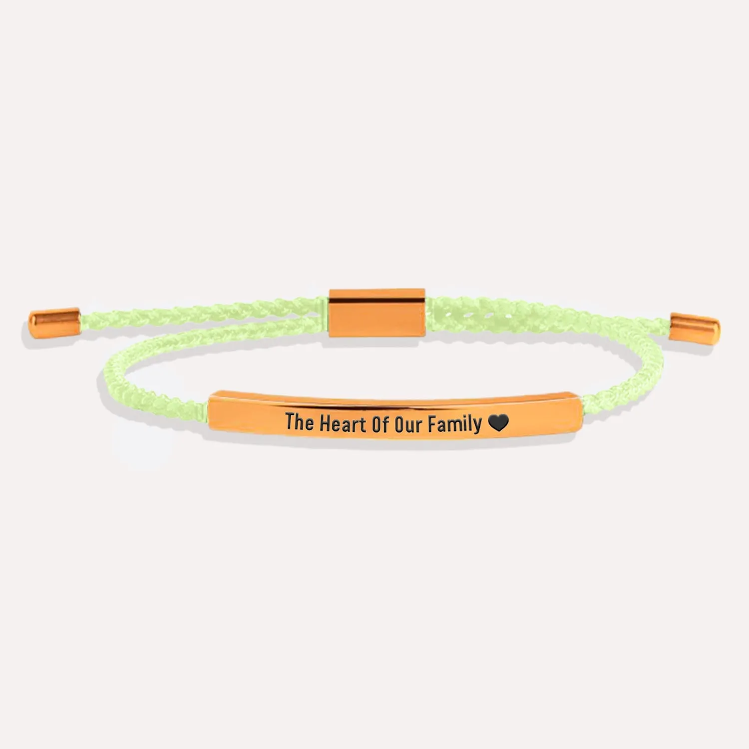 The Heart Of Our Family ♥ Tube Bracelet