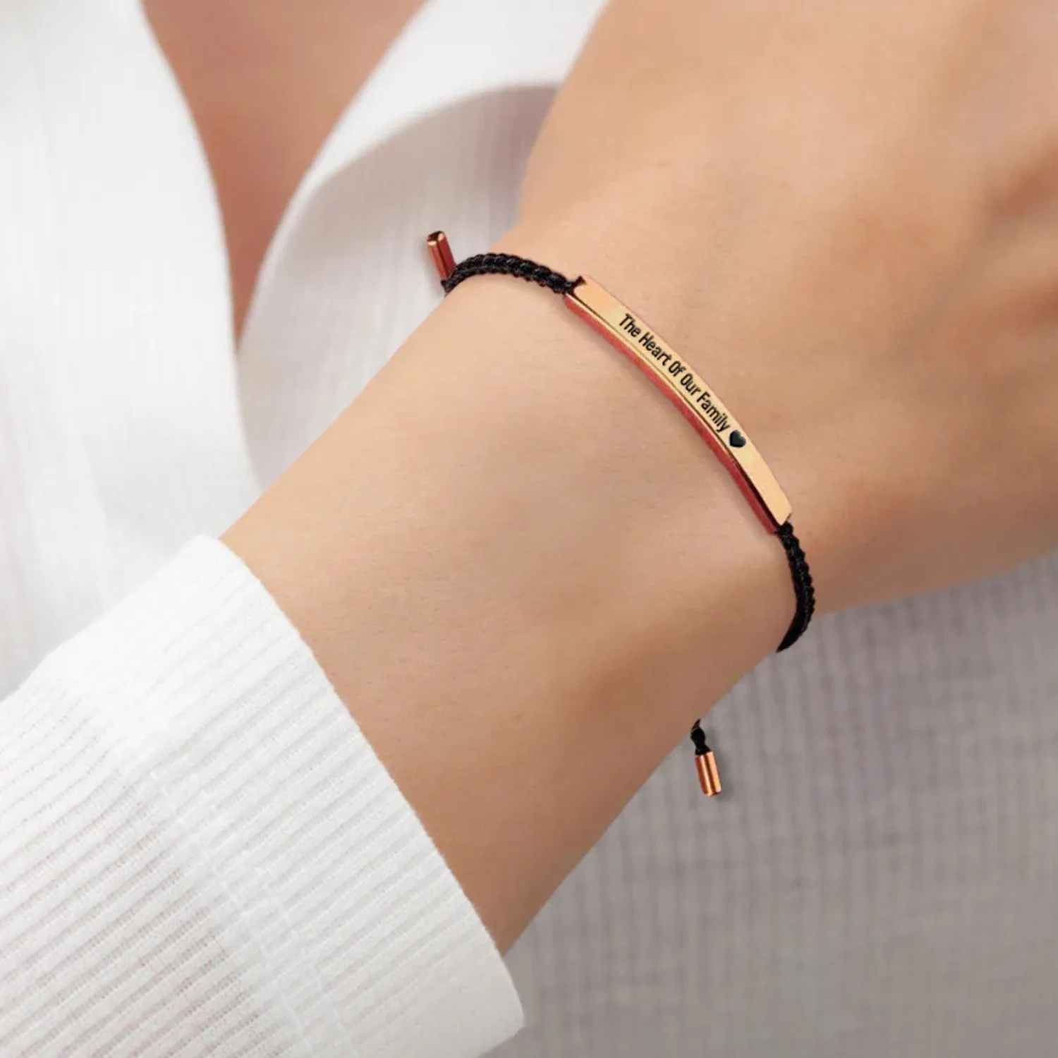 The Heart Of Our Family ♥ Tube Bracelet