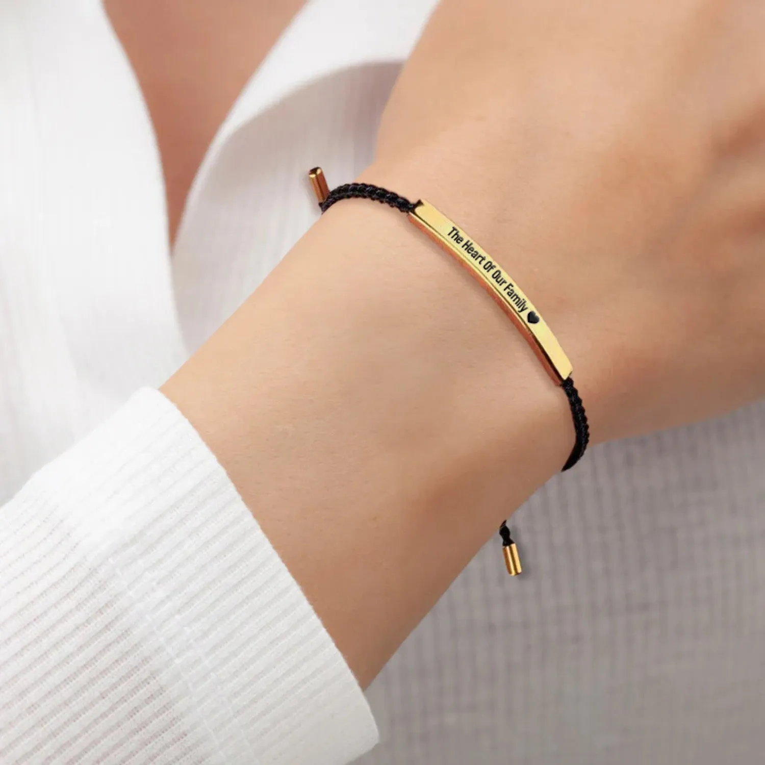 The Heart Of Our Family ♥ Tube Bracelet