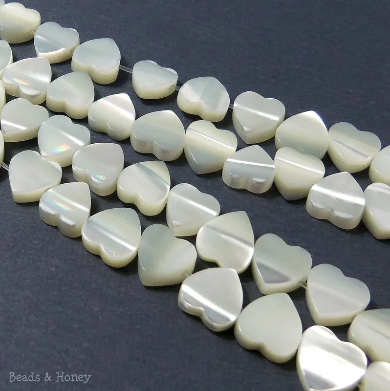 Troca Shell Heart 8mm (12pcs, Qty Pricing)