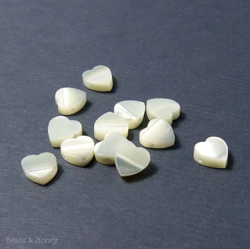 Troca Shell Heart 8mm (12pcs, Qty Pricing)