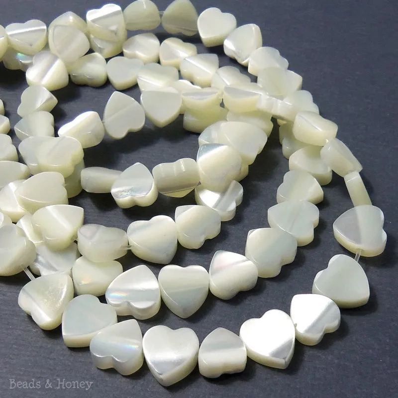 Troca Shell Heart 8mm (12pcs, Qty Pricing)