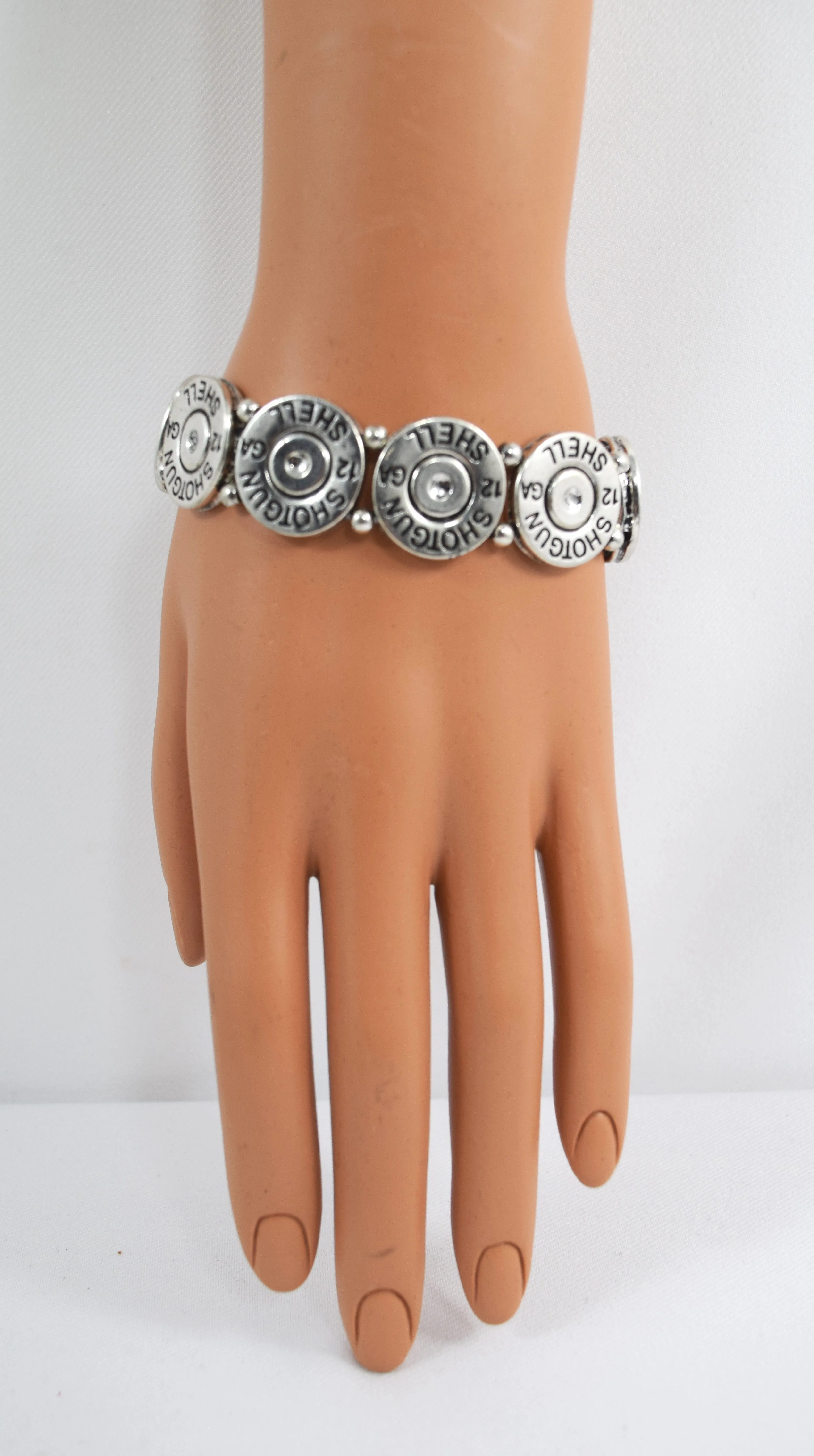 Western Cowgirl Bullet Shell - Shotgun Shell Bracelet - Faux Bullet shell charm