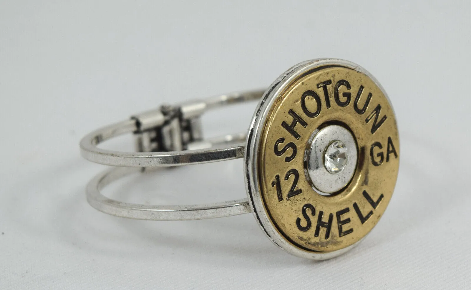 Western Cowgirl Faux Bullet Shell - Faux Shotgun Shell metal Cuff bracelet